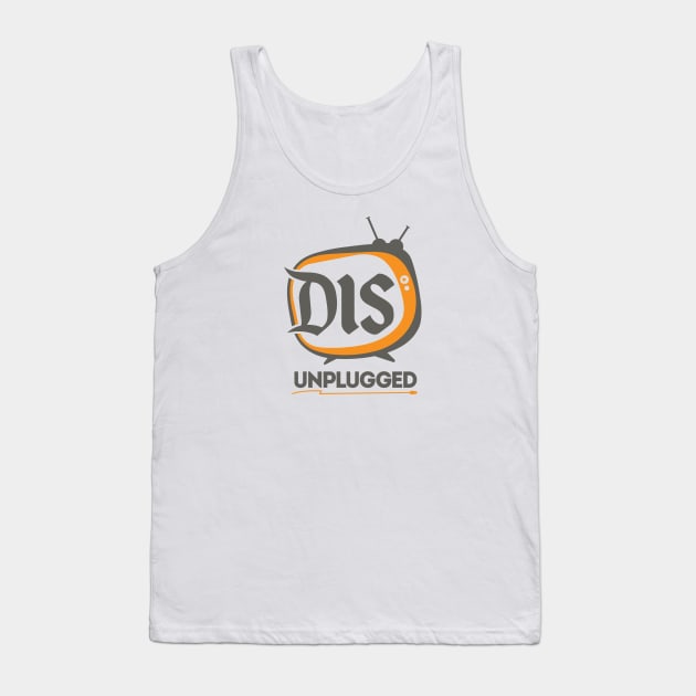 DIS Unplugged Chest Logo Tank Top by TheDIS